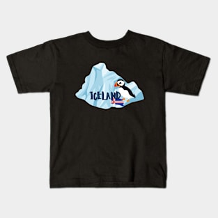 Atlantic Puffins - Iceland Kids T-Shirt